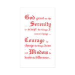 God Grant Me The Serenity