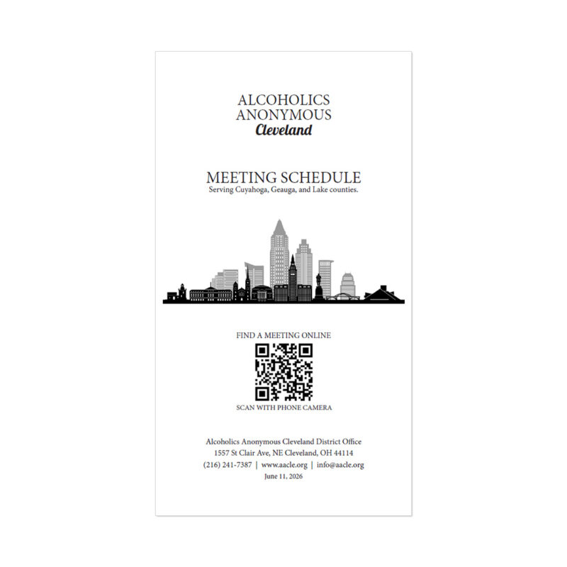 AA Meeting Schedule