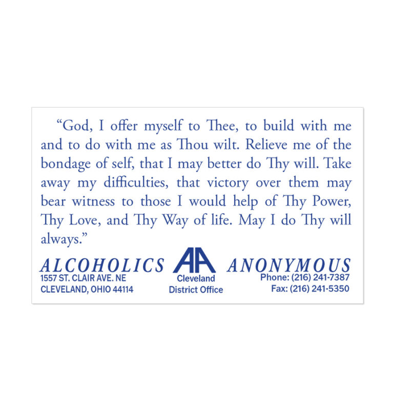 3rd & 7th Step Prayer