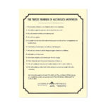 12 Promises Laminated (8.5 x 11)