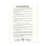 12 Steps Laminated (8.5 x 11)