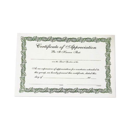 Lead Certificates for AA Meetings