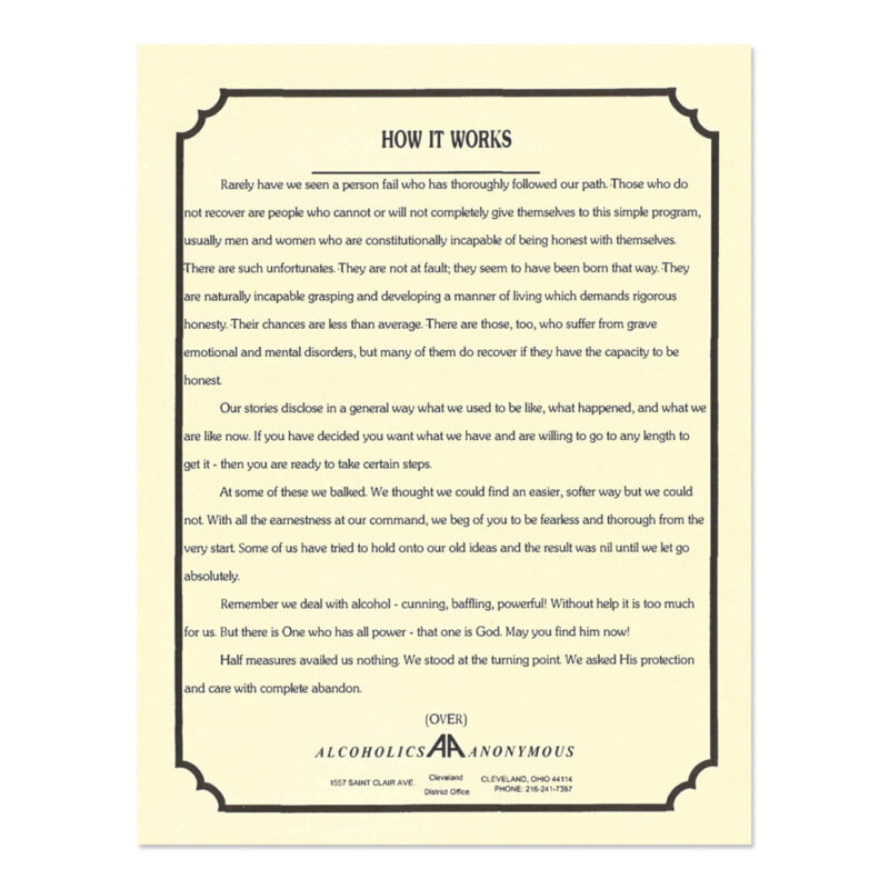 How It Works Laminated (8.5 x 11)