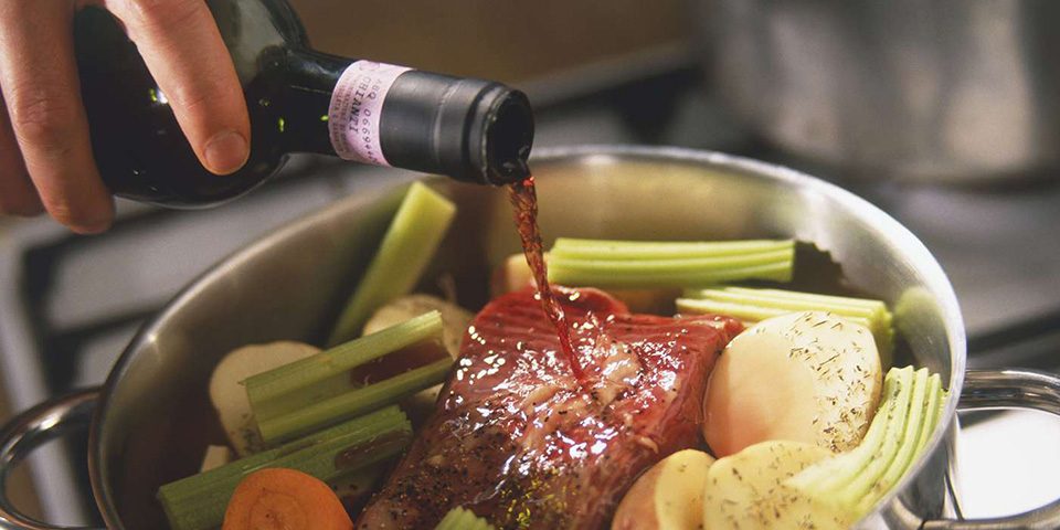 cooking with wine in aa