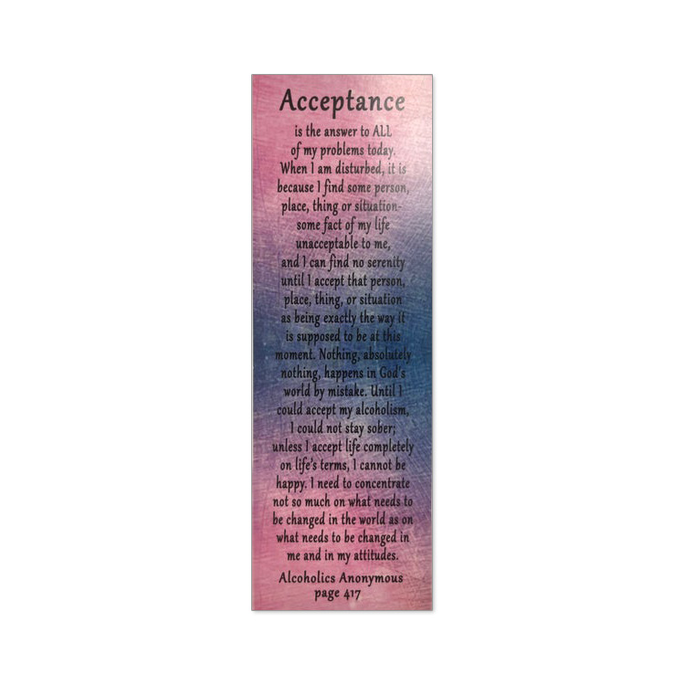 Acceptance Bookmark