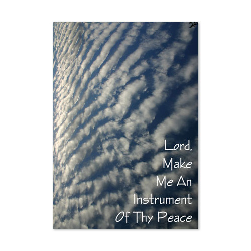 Prayer of Saint Francis Card