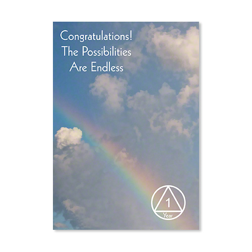 Rainbow Dreams Anniversary Card