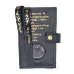 Book Cover Double Pocket Black (Soft)