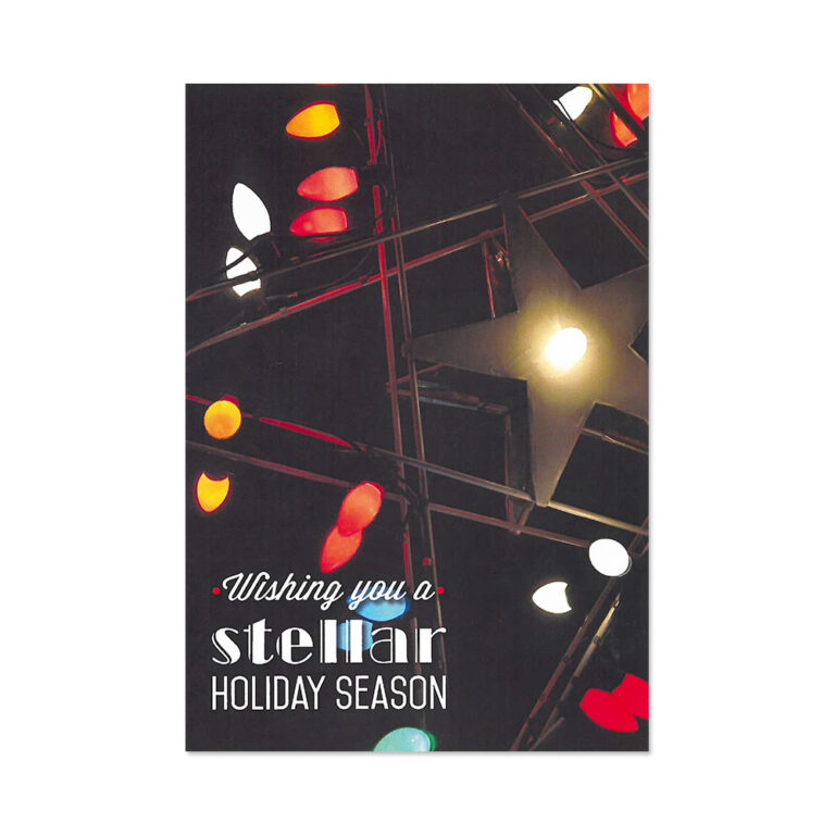 Stellar Holiday Card