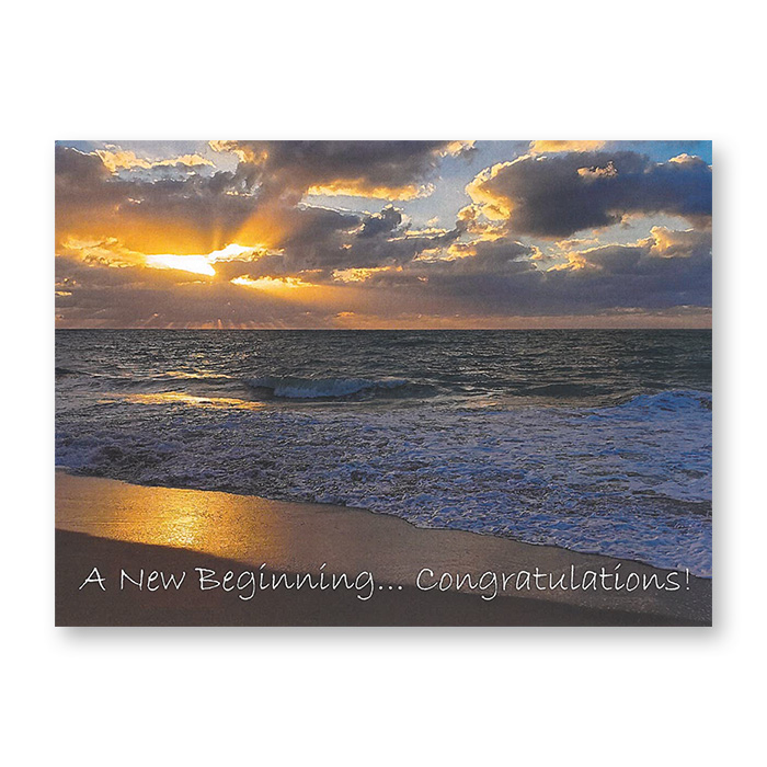 A New Beginning Water Card