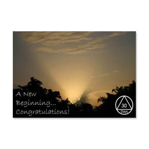 30 Days New Beginning Card