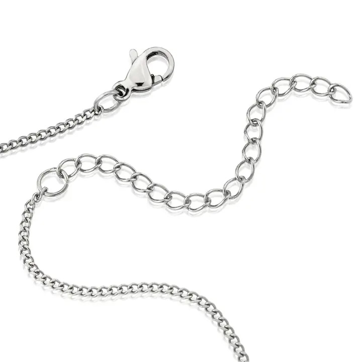 Circle Triangle Pendant Necklace - Image 2