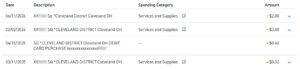 Bank statement Square example bank statement square